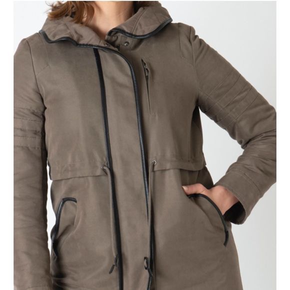 COMPTOIR Des Cotonniers insulated canvas trench - Picture 4 of 16